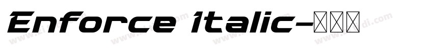 Enforce Italic字体转换 Enforce Italic字体转换